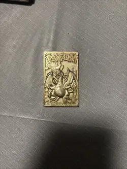 1999 Charizard Pokemon Trading Card 24K Gold Plated, Limited Edition Burger King - Image 1