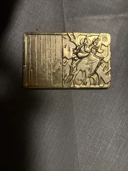 1999 Charizard Pokemon Trading Card 24K Gold Plated, Limited Edition Burger King - Image 3