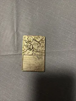 1999 Charizard Pokemon Trading Card 24K Gold Plated, Limited Edition Burger King - Image 4