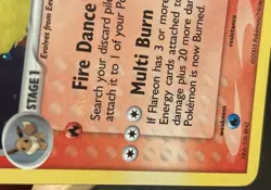 Pokemon TCG Flareon 5/115 Holo Play Unseen Forces-HOLO BLEED ERROR LP - Image 3