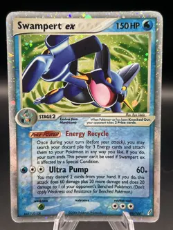 Pokemon TCG Swampert EX Crystal Guardians 98/100 2006 - Image 1