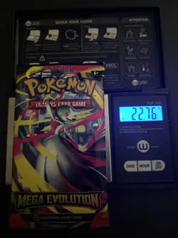 (HEAVY) 22.76g Pokemon TCG Mega Evolution Booster Pack (SEALED)✅ - Image 1