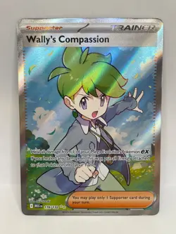 Wally's Compassion Ultra Rare Pokemon TCG Mega Evolutions 176/132 - Image 1