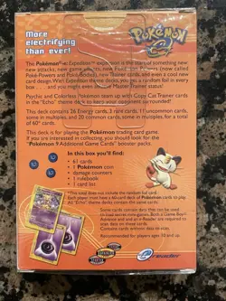 Pokemon 2002 Expedition Echo Theme Deck Sealed Nib Base Set - Image 2