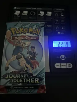 Heavy! Over 22.79 Gram Pokemon Journey Together Booster Pack Sealed - Image 1