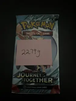Heavy! Over 22.79 Gram Pokemon Journey Together Booster Pack Sealed - Image 3