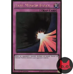 Yugioh Dark Mirror Force PGL3-EN092 Gold Rare 1st Edition NM - Image 1