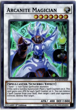 Arcanite Magician 1st Edition Super Rare INCH INCH-EN049 LP - Image 1