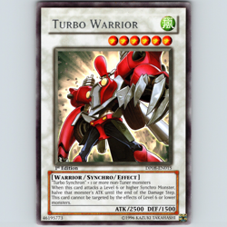 Yugioh Turbo Warrior DP08-EN015 1st Edition Silver Foil Rare - NM 💎 - Image 1