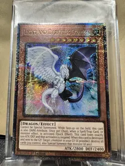 *** LIGHT AND DARKNESS DRAGON *** QUARTER CENTURY SECRET RARE MP24-EN024 YUGIOH! - Image 1