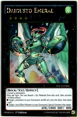 Daigusto Emeral - PGL3-EN065 - Gold Rare - 1st Edition x1 Lightly Played - Image 1