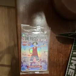 One piece Monkey.D.Luffy US College Basketball Promo Card Rutgers - Image 1