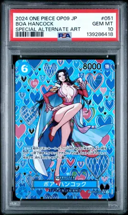 2024 ONE PIECE JPN EMPERORS IN THE NEW WORLD SPECIAL ALT ART BOA HANCOCK PSA 10 - Image 1
