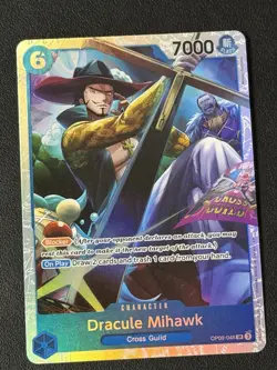 Dracule Mihawk OP09-048 SR One Piece Emperors in the New World - Image 1