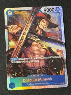 Dracule Mihawk OP01-070 SR Foil One Piece Premium Booster -The Best- English NM - Image 1