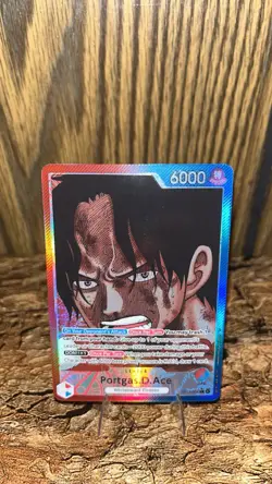 Portgas.D.Ace (002) (Alternate Art) OP13-002 Carrying On His Will Foil - Image 1