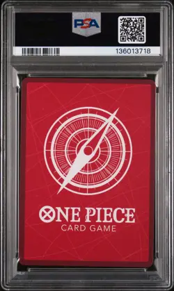 2025 ONE PIECE OP13-CARRYING ON HIS WILL ALTERNATE ART MONKEY D. LUFFY PSA 10 - Image 2