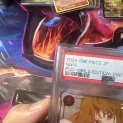 One Piece Ccg -Nami PCC GIRLS Edition 2024 PSA 10 OP01-016 R For ASIA - Image 3