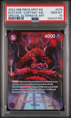 2024 ONE PIECE 500 YEARS IN THE FUTURE SPECIAL AA EUSTASS "CAPTAIN" KID PSA 10 - Image 1
