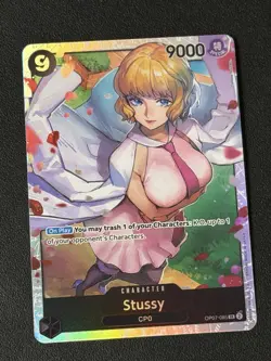 Stussy SR OP07-085 500 Years in the Future One Piece TCG - Image 1