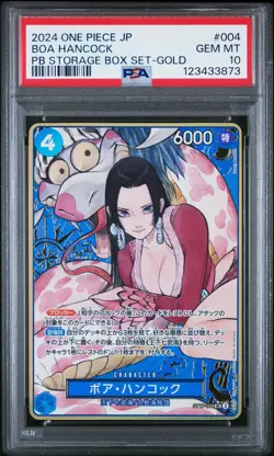 2024 ONE PIECE JAPANESE PREMIUM BOOSTER GOLD #004 BOA HANCOCK PSA 10 - Image 1