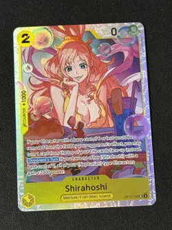 One Piece Shirahoshi Legacy of the Master #OP12-102 Super Rare Foil TCG - Image 1