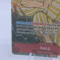 One Piece Sanji ENG 1st Anni - OP01-013 English Version 1st Anniversary Set NM - Image 5