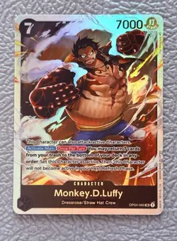 Monkey.D.Luffy (090) OP04-090 Kingdoms of Intrigue Foil - Image 1