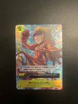 Monkey.D.Luffy OP07-109 Full Art - One Piece Illustration Box Vol. 3 Foil Promo - Image 1