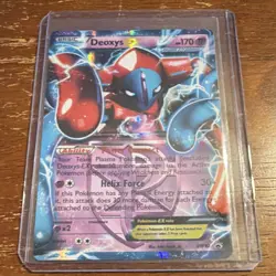 Deoxys-EX BW82 Black Star Promo Team Plasma Holo EX 170 HP Pokemon TCG Card - Image 1