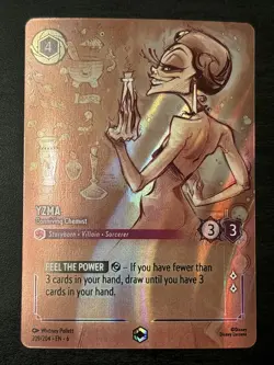 Disney Lorcana Yzma Conniving Chemist Enchanted Azurite Sea Card 209/204 Nm - Image 1