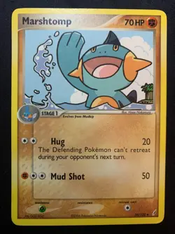 MARSHTOMP - 38/100 - CRYSTAL GUARDIANS - POKEMON CARD - MP - Image 1