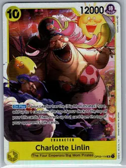 Charlotte Linlin OP03-114 SR English Pillars of Strength - One Piece Card - NM - Image 1