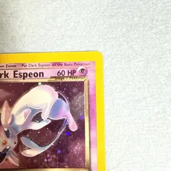 Pokemon TCG Neo Destiny Espeon Dark 4/105 Holo Unlimited Rare Card - Image 4