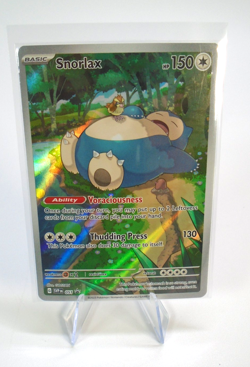 Pokemon Snorlax SVP 051 Holo Black Star Promo Card Scarlet & Violet 151 - Image 1