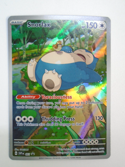 Pokemon Snorlax SVP 051 Holo Black Star Promo Card Scarlet & Violet 151 - Image 3