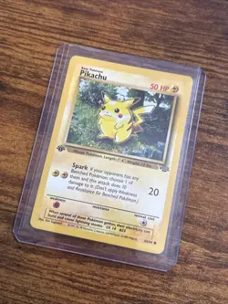 Pokemon Pikachu TCG Jungle Card 60/64 1st Edition Common LP - Image 3