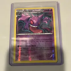 Pokemon Gengar 60/162 Breakthrough Reverse Holo Rare 130 HP Stage 2 Card - Image 1