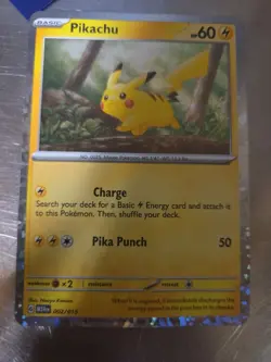 McDonalds 2024 Pikachu Holo Dragon Discovery Card 002/015 Happy Meal Edition - Image 3