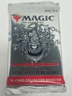 MtG Adventures in the Forgotten Realms (AFR) 15 Card Collector Booster Pack - Image 1