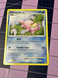 Pokemon TCG Slowpoke 82/106 Great Encounters Regular Card - Image 1