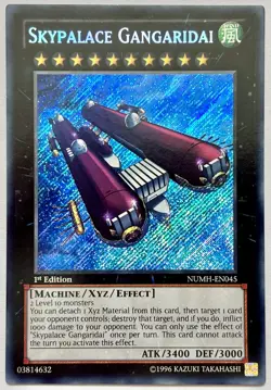 NUMH-EN045 Skyplace Gangaridai - Secret Rare 1st Edition Near Mint YuGiOh Card - Image 1