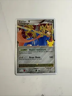 Zacian LV. X SWSH135 SWSH: Sword & Shield Promo Cards Holo NM RARE !! - Image 1