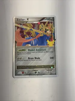 Zacian LV. X SWSH135 SWSH: Sword & Shield Promo Cards Holo NM RARE !! - Image 2