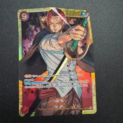 Shanks SEC OP01-120 - One Piece TCG English Card Near-Mint Secret Rare HP DAMAGE - Image 1