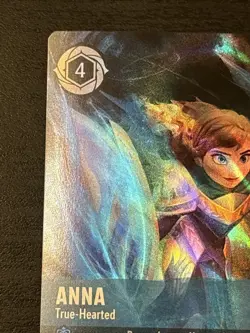 Disney Lorcana Enchanted Anna - True-Hearted Card 217/204 Ursula’s Return Set 4 - Image 2