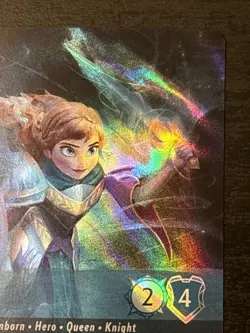 Disney Lorcana Enchanted Anna - True-Hearted Card 217/204 Ursula’s Return Set 4 - Image 3