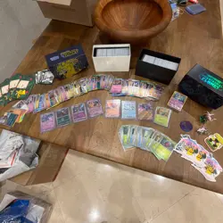 Massive Pokemon Collection Holo Reverse Holo Super Rare 1100 + TCG Card Lot 3 - Image 1