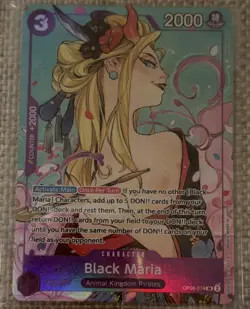 Black Maria (Illustration Box Vol.2) OP08-074 One Piece Promotion Cards Foil - Image 1