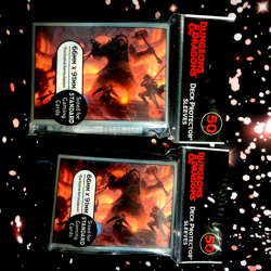 ULTRA PRO STANDARD DECK PROTECTOR CARD SLEEVES D&D - 100 CT MTG EDH COMMANDER - Image 1